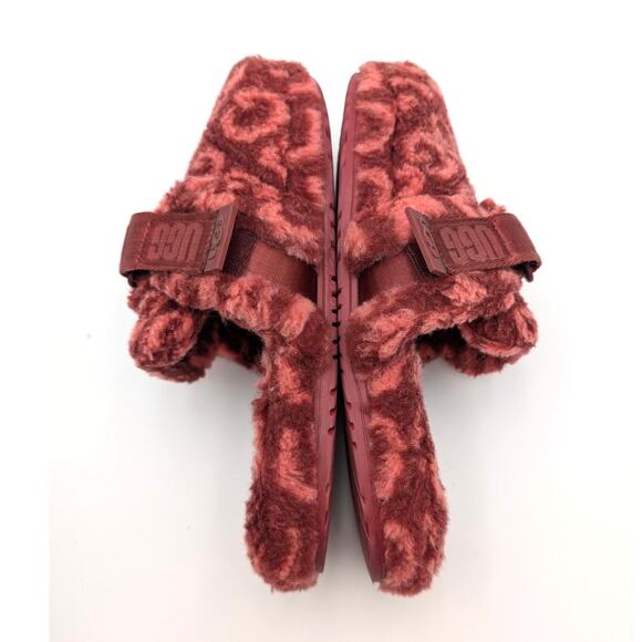 UGG Fluff It Pop Slide Cozy Slippers Shoes Men's Red Wine Terra Size US9 EU42 - Picture 12 of 12